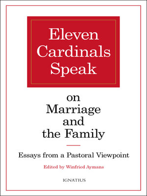 cover image of Eleven Cardinals Speak on Marriage and the Family